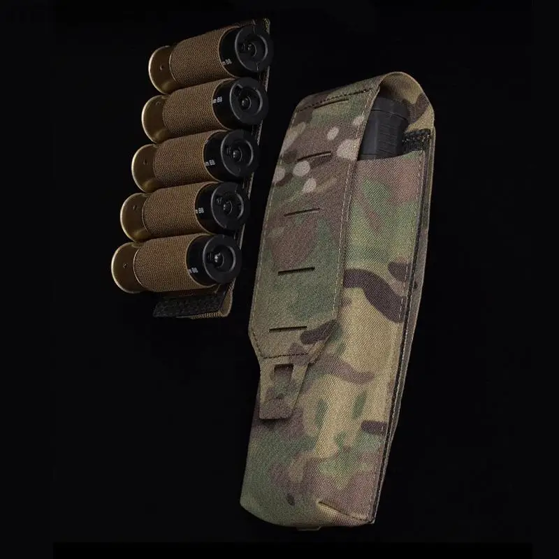 Taktické 5,56 mm Pouzdro na zásobníky pro M4, AR15, AK Pušky Mag Pytel Airsoft Munice Pouzdro 12/20GA Kazety Pažbou Brokovnice Shell Holder - 0